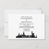 Invitation New York City Skyline Cityscape (Devant)