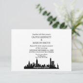 Invitation New York City Skyline Cityscape (Debout devant)