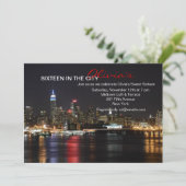 Invitation New York Skyline by Night -> (Debout devant)