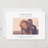 Invitation Newark NJ Wedding Save the Date Modern (Dos)