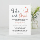 Invitation Newborn Meet & Greet Baby Welcome Party (Debout devant)