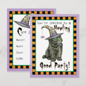 Invitation Newfie Witch (Devant / Derrière)
