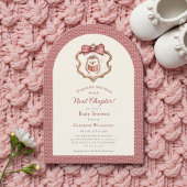 Invitation Next Chapter Watercolor Hedgehog Reading Book 