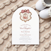 Invitation Next Chapter Watercolor Hedgehog Reading Book 