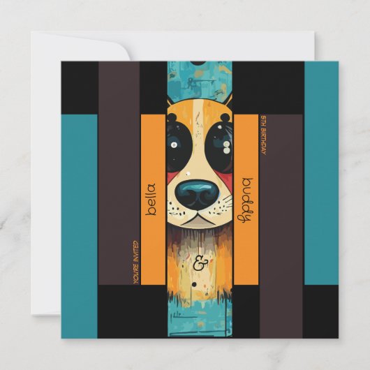 Invitation Nez de chien (Devant)