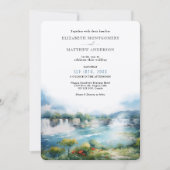 Invitation Niagara Falls Cascade Canada Mariage (Devant)
