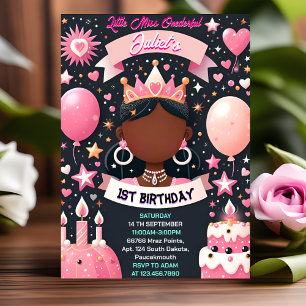 Invitation Nice mignonne Reine Miss Onederday 1er Anniversair