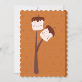 Invitation Nice S'mores Marshmallows Kids Xmas Birthday Party (Dos)