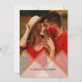 Invitation Nice Transparency Effect Romantic Couple Photo (Devant)