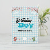 Invitation Niche Kids Martial Arts Party Decor (Debout devant)