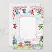 Invitation Niche Kids Martial Arts Party Decor (Devant)