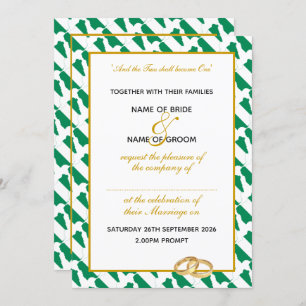 Invitation NIGERIA Naija Mariage chrétien