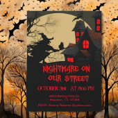 Invitation Nightmare On Your Street Scandale Halloween Party