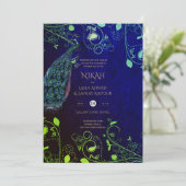 Invitation NIKAH Galaxy Mariage Inviter la calligraphie islam (Debout devant)