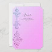 Invitation NIKAH - Ornat Islam Gold Blush rose Mariage Inv (Dos)