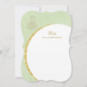 Invitation Nikah Wedding Invite | Moderne de la Walimah islam (Dos)
