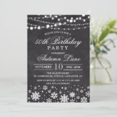 Invitation N'IMPORTE QUEL ÂGE - Adulte Anniversaire Fête Invi (Debout devant)