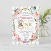 Invitation N'IMPORTE QUEL ÂGE - Alice afro-américaine au pays (Debout devant)