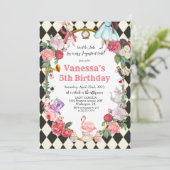 Invitation N'IMPORTE QUEL ÂGE - Alice afro-américaine au pays (Debout devant)