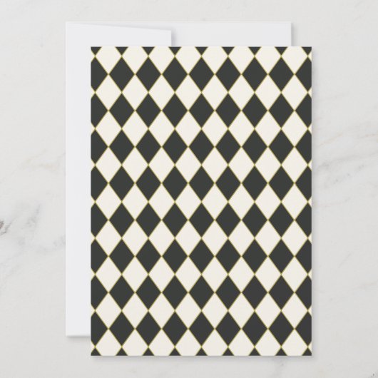 Invitation N'IMPORTE QUEL ÂGE - Alice afro-américaine au pays (Dos)