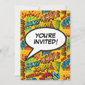 Invitation N'importe quel âge Anniversaire Fête moderne Fun W (Dos)