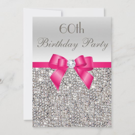 Invitation N'importe quel âge Anniversaire Fête Séquences d'a (Devant)