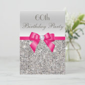 Invitation N'importe quel âge Anniversaire Fête Séquences d'a (Debout devant)