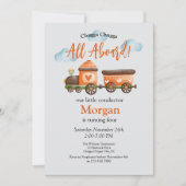 Invitation N'importe quel âge Anniversaire Joli train Waterco (Devant)
