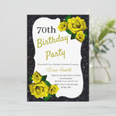 Invitation N'importe quel âge Anniversaire Parties scintillan (Debout devant)