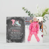 Invitation N'IMPORTE QUEL ÂGE - Chalk Patinage sur glace Anni (Debout devant)