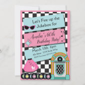 Invitation N'importe quel âge, Diner des années 1950 Invitati (Devant)