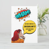 Invitation N'importe quel âge drôle Anniversaire (Debout devant)