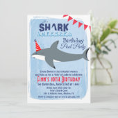 Invitation N'IMPORTE QUEL ÂGE - Fête de la piscine de requins (Debout devant)