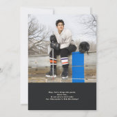 Invitation N'Importe Quel Âge Hockey Sur Glace Patinage Tous (Dos)