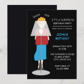 Invitation N'importe quel âge Humour Surprise Anniversaire (Devant / Derrière)