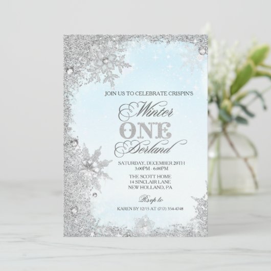 Invitation N'IMPORTE QUEL ÂGE - Joyeux Jours d'hiver Invitati (Debout devant)