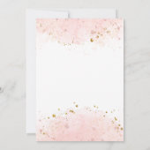 Invitation N'importe quel âge Parties scintillant rose Coton  (Dos)