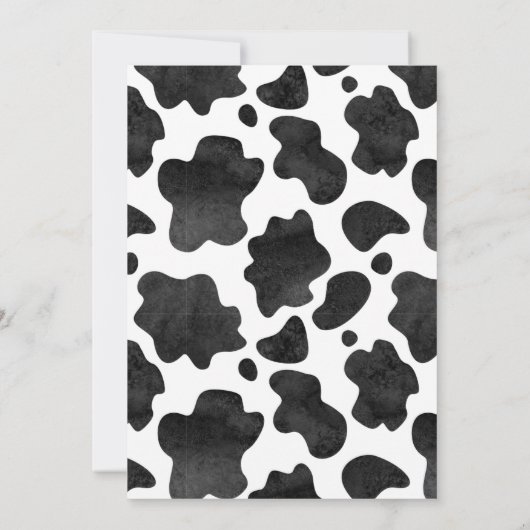 Invitation N'importe quel âge Rustique Bois Occidental Invita (Dos)