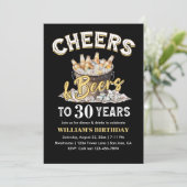 Invitation N'Importe Quel Âge Salutations Et Bières Surprise (Debout devant)