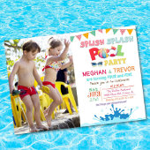 Invitation N'IMPORTE QUEL ÂGE - Splish Splash Double Pool Par