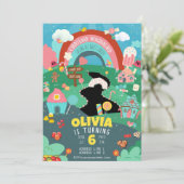 Invitation N'importe quel âge, thème de bonbons (Debout devant)