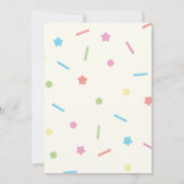 Invitation N'importe quel âge, thème de bonbons (Dos)