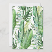 Invitation N'IMPORTE QUEL ÂGE - Wild Birthday Jungle Safari I (Dos)