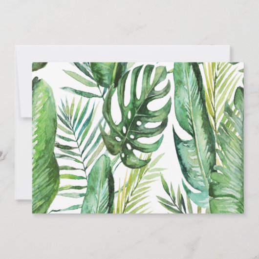 Invitation N'IMPORTE QUEL ÂGE - Wild Birthday Jungle Safari I (Dos)