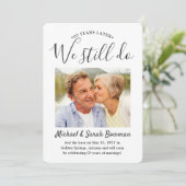 Invitation N'IMPORTE QUEL Anniversaire 2 Photo Nous Faisons T (Debout devant)