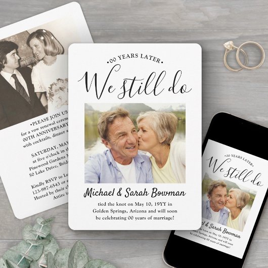 Invitation N'IMPORTE QUEL Anniversaire 2 Photo Nous Faisons T