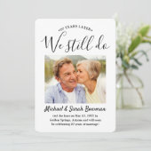 Invitation N'IMPORTE QUEL Anniversaire 2 Photo Nous Faisons T (Debout devant)