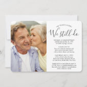 Invitation N'IMPORTE QUEL Anniversaire 2 Photo Nous Vivons En (Devant)