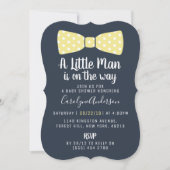 Invitation N'importe quel Baby shower de Cravate de cache de  (Devant)