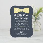 Invitation N'importe quel Baby shower de Cravate de cache de  (Debout devant)